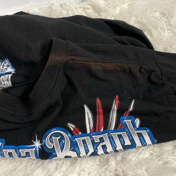 SUNA Harley Davidson Daytona Beach 2017 Black Tshirt Size Large FLAWS READ - Picture 9 of 9